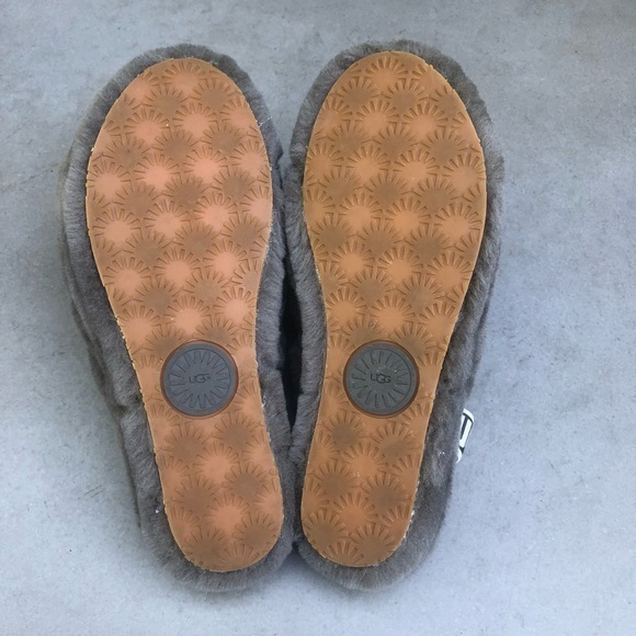 UGG Fluff Yeah gray slide Sandals size 9 NEW - Picture 5 of 7